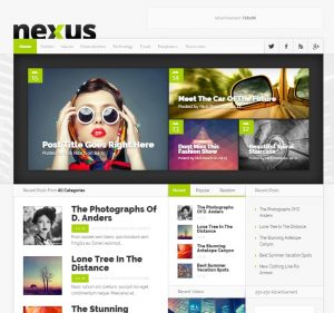 nexus wordpress theme - top magazine wordpress theme by wpmethods.com