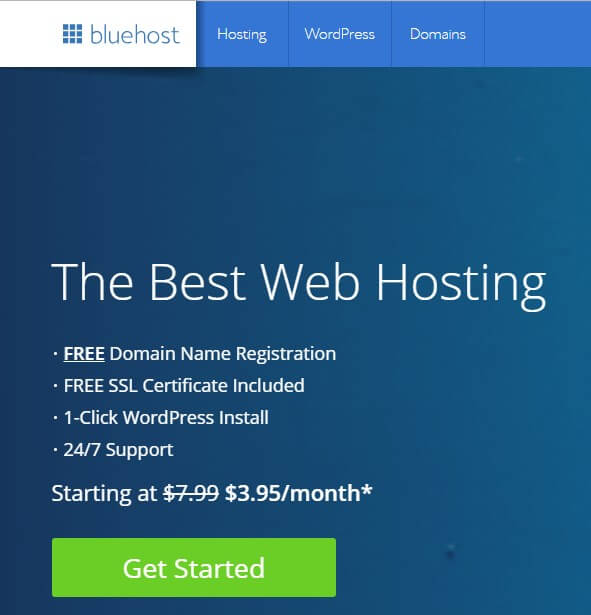 Bluehost-the best web hosting service wpmethods.com