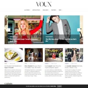 Voux - the wordpress best multipurpose theme to making a simple website