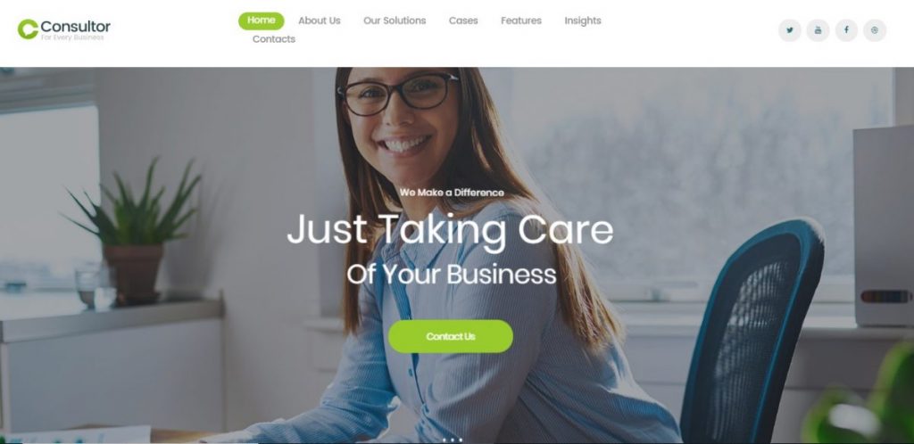 Consultor the best wordpress business or assistant theme