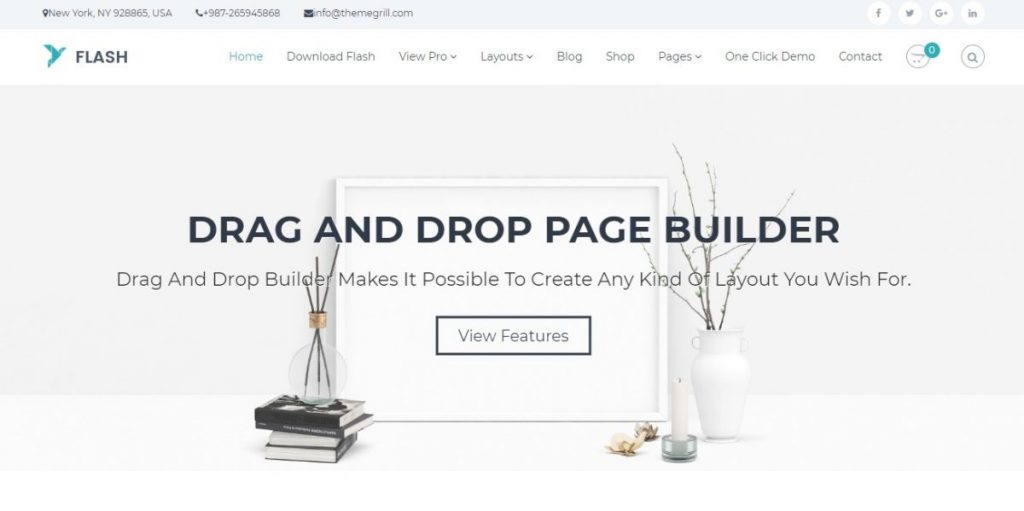 Flash the best free business or corporate themes for wordpress