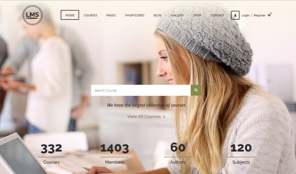 LMS the best education wordpress theme for wordpress