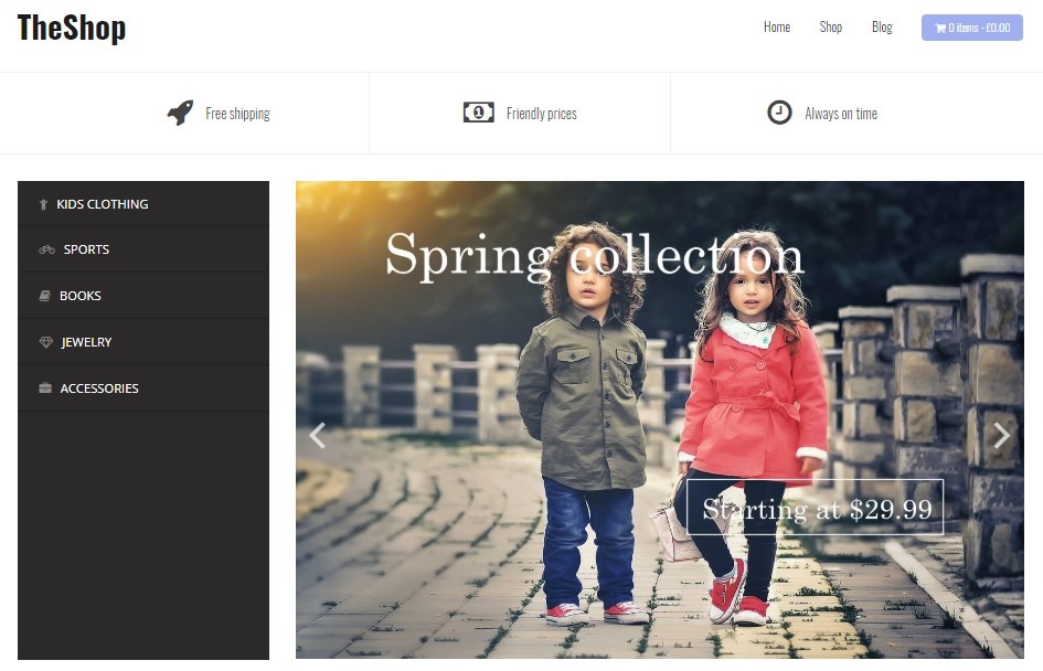 TheShop the best woocommerce theme for wordpress
