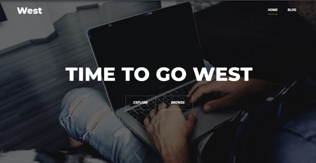 West the best free wordpress business theme