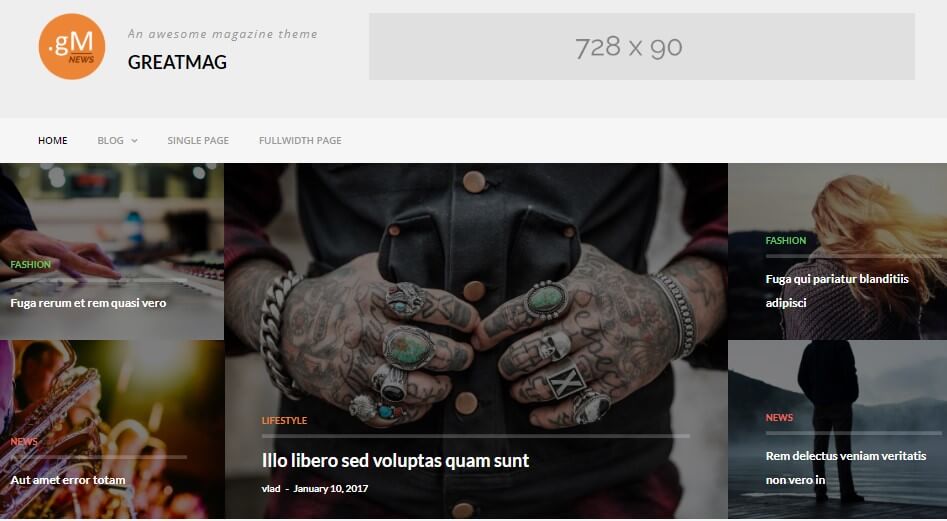 greatmag the best wordpress free responsive themes