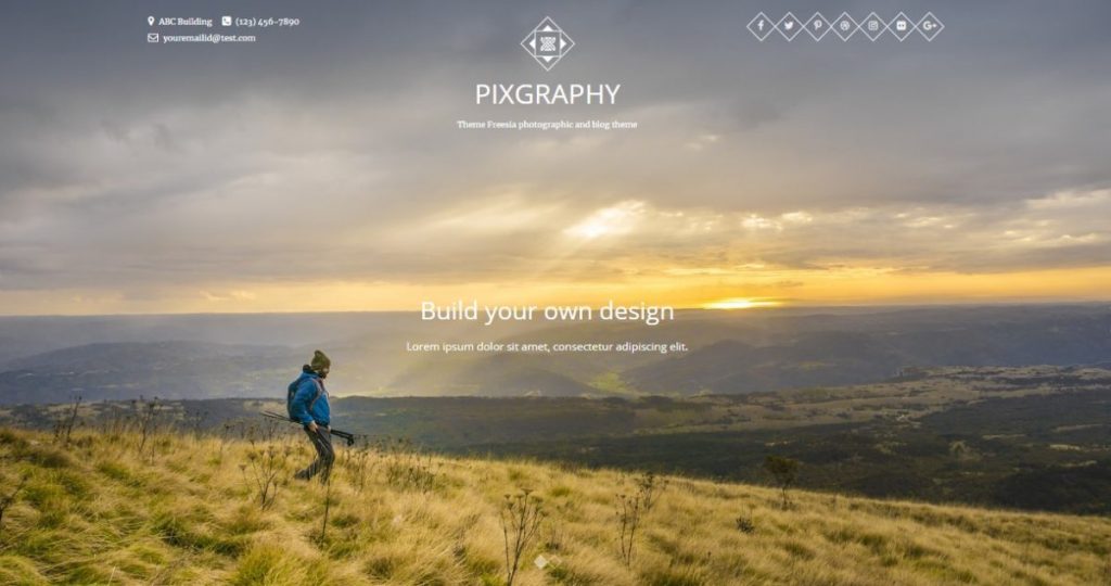 pixgraphy is the best portfolio theme for photographar or portfolio websites