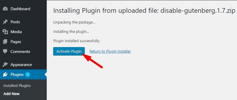 active wordpress plugin