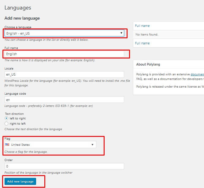 add language wordpress | Translate WordPress Website