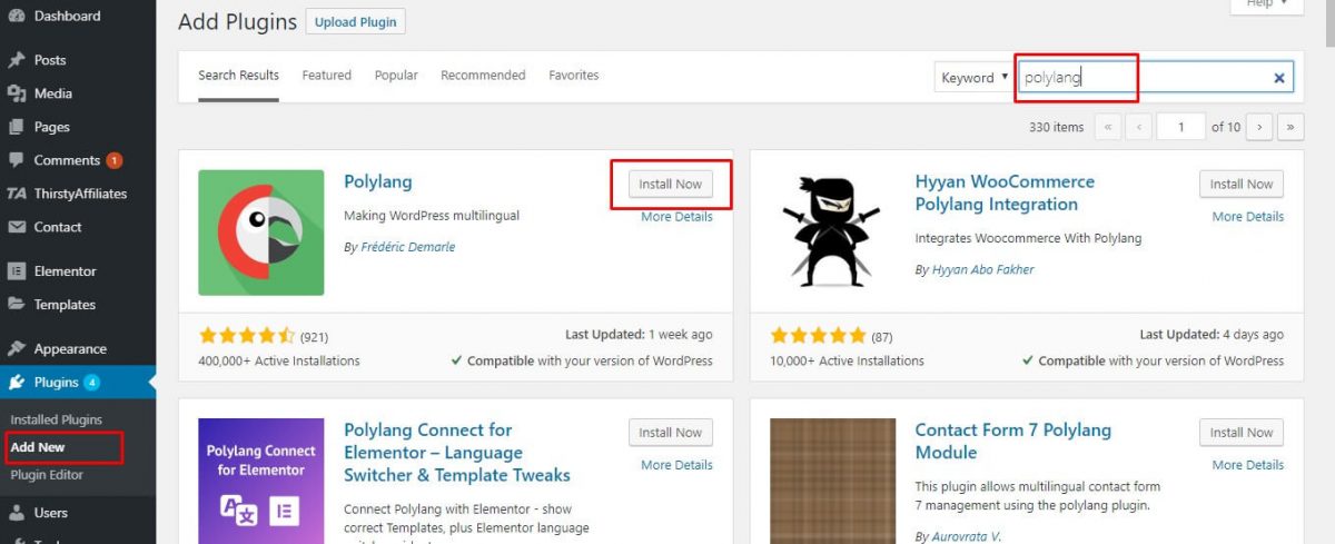 install polylang wordpress multilingual plugin | Translate WordPress Website