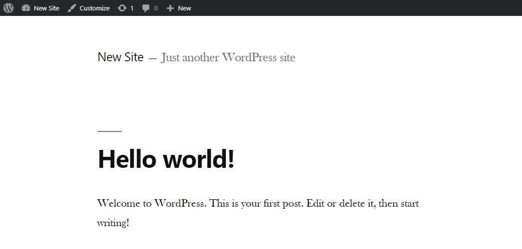 new site of wordpress to wp migration