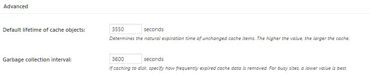 object cache w3 total cache