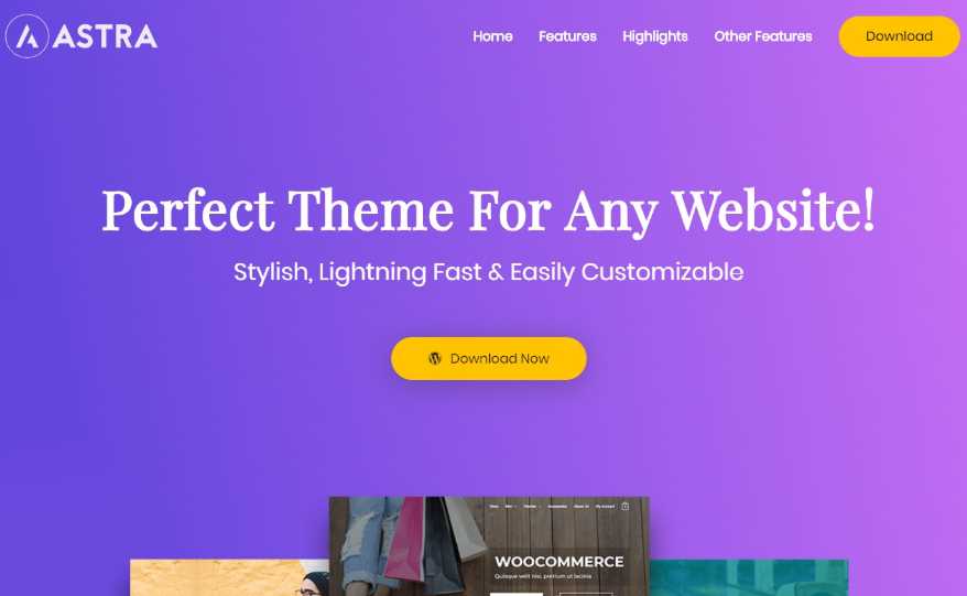 Astra is the best multipurpose free themes for any choice