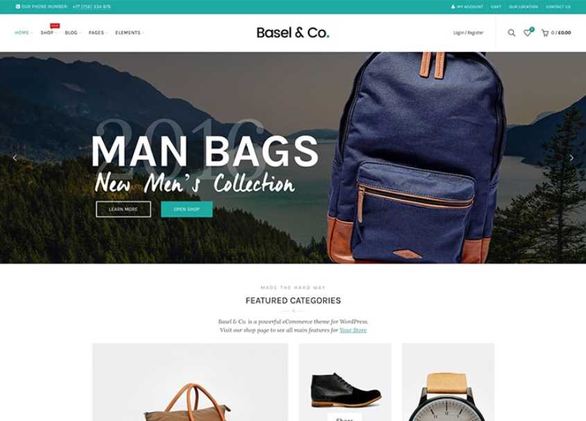 Basel is the best woocommerce themes for online store