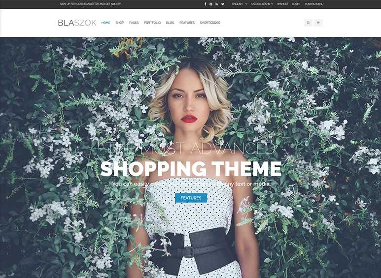 BlaSzok is the best wordpress woocommerce themes for online stores