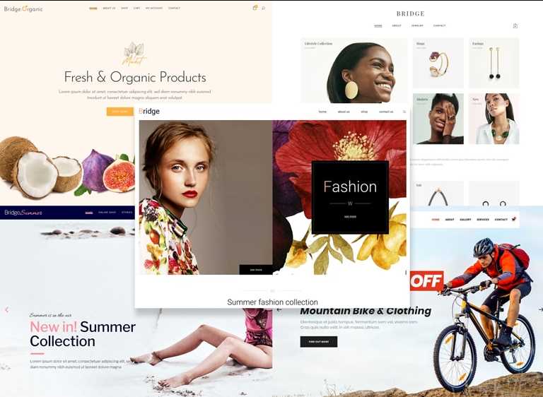 Bridge the best woocommerce themes for online store