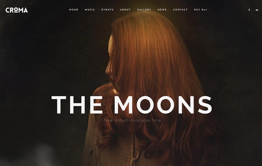 Croma the Best WordPress Themes for Musicians lovers