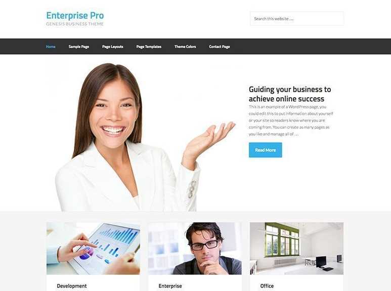 Enterprise pro the best wordpress themes for business