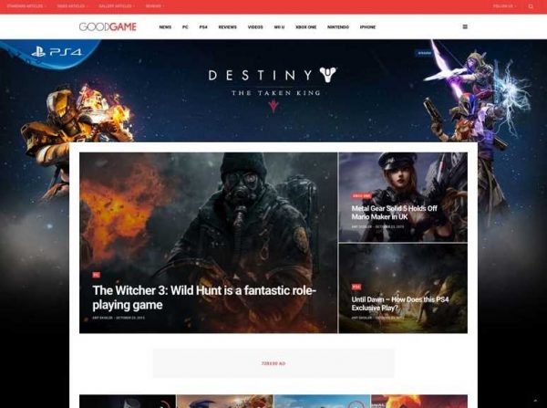 20+ Best WordPress Themes for Gaming, eSport, Video Games