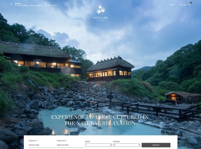 Hoteller is the best wordpress themes for hotels