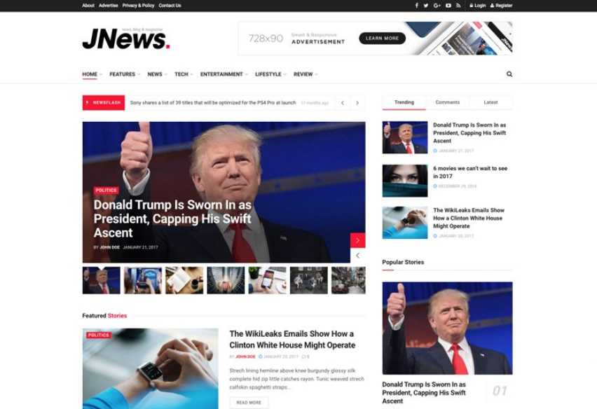 JNews the best wordpress themes for online newspapers