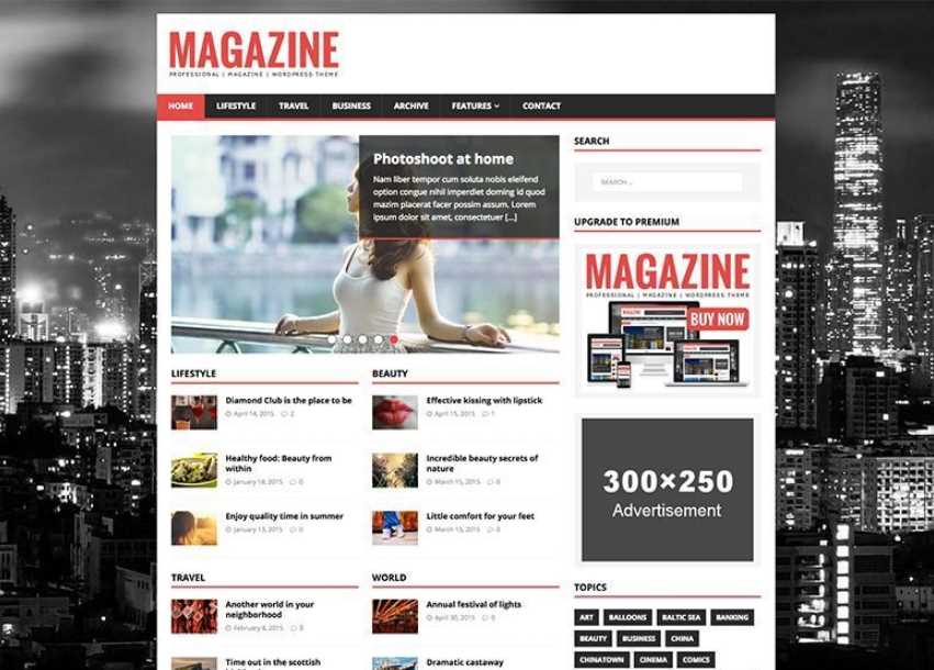 MH Magazine Lite is the best free wordpress themes for magazine, newspaper