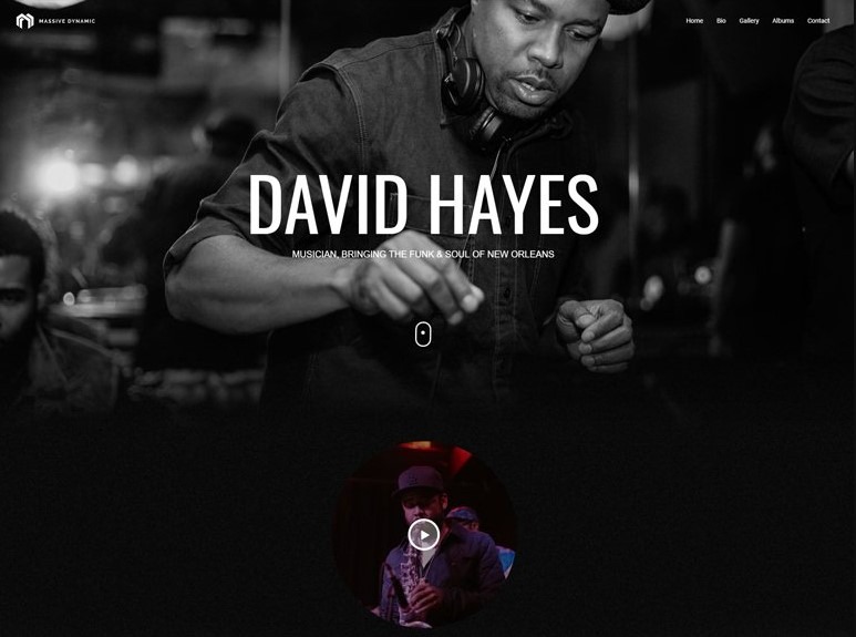 Massive Dynamic is another of Best WordPress Themes for Musicians 