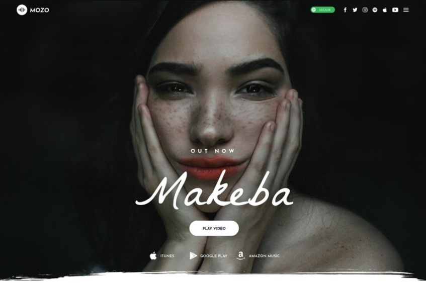 Mozo theme best wordpress theme for music