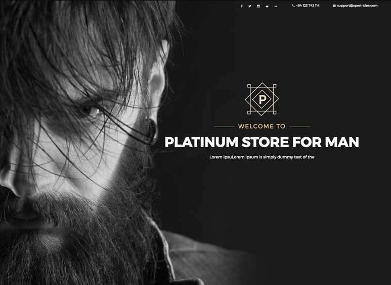 Platinum is the anoter of best prestashop online store themes