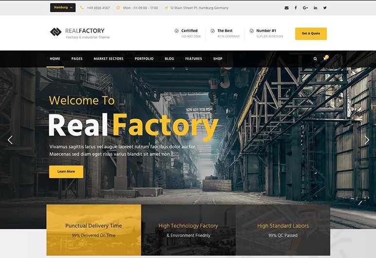 RealFactory the best wordpress themes for business