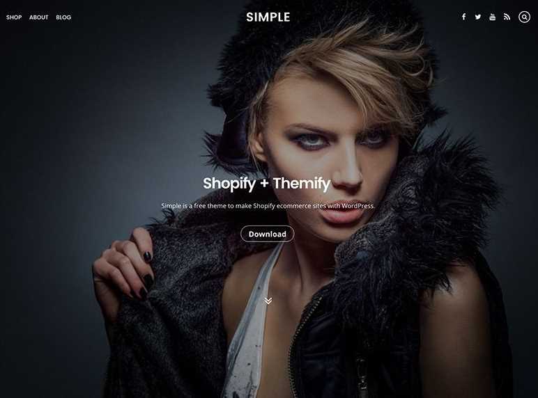 Simple is the best free themes for personal blogs or company
