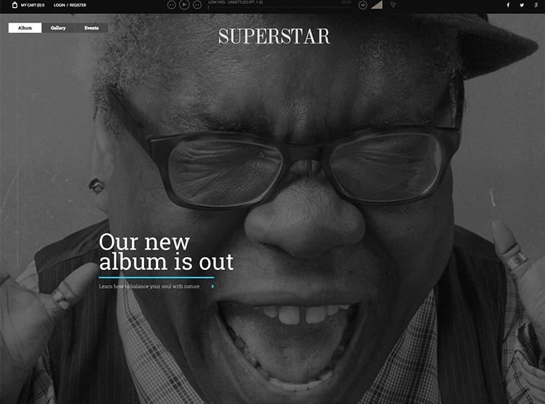 SuperStar is the best wrodpress theme