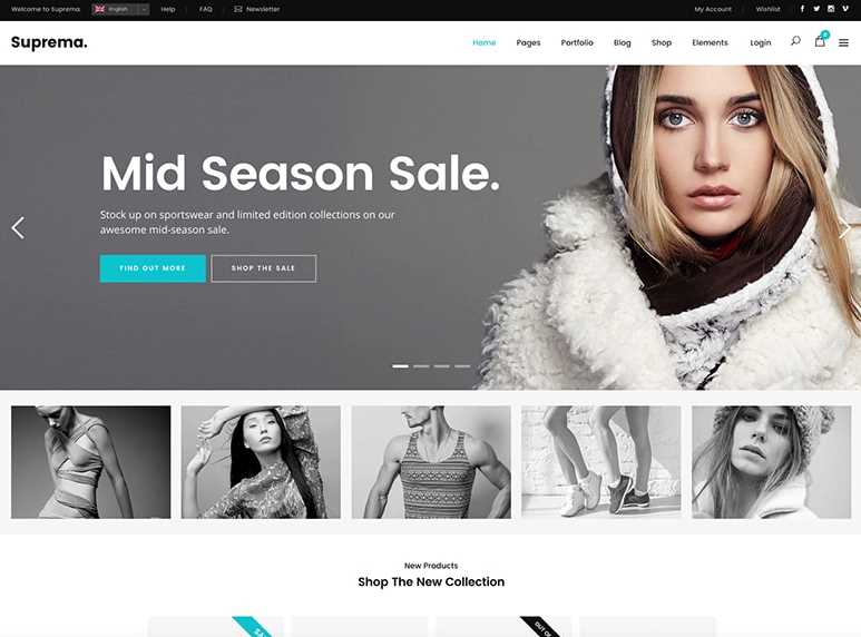 Suprema is the best wordpress themes for online stores