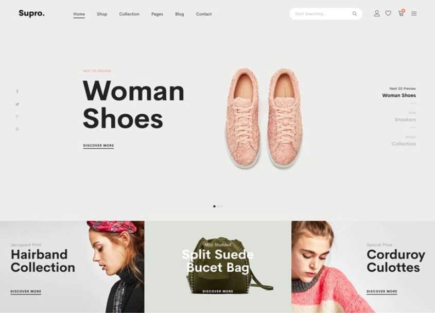 Supro the best woocommerce themes for online store