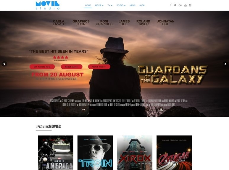 The Passion is the best wordpress theme for movies or videos site