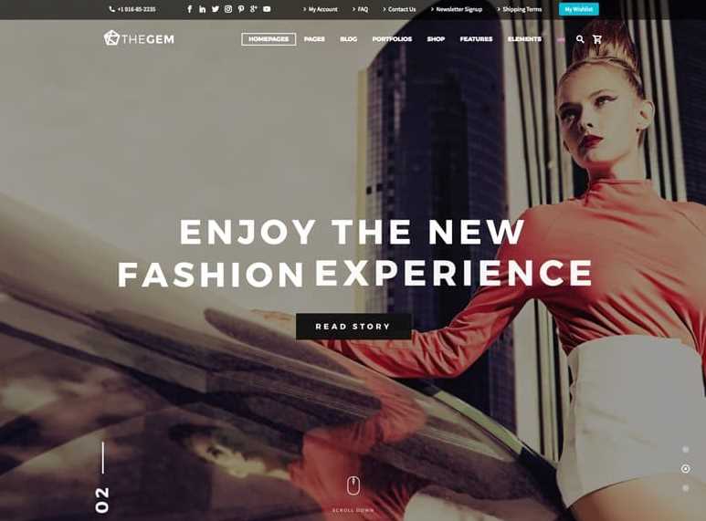 TheGem is the best woocommerce wordpress themes for ecommerce business