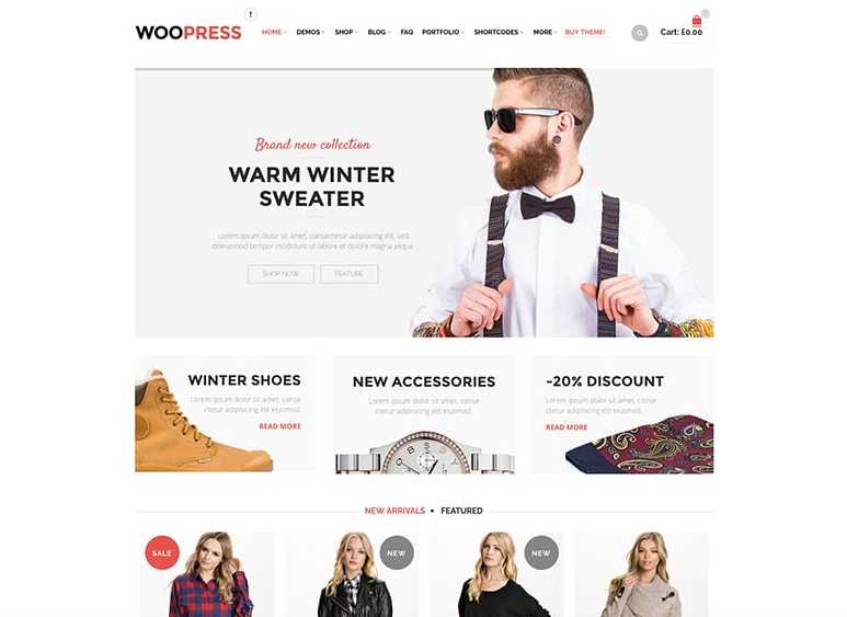 WooPress is the best woocommerce themes for wordpress