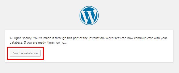 installation wordpress on windows and xampp install