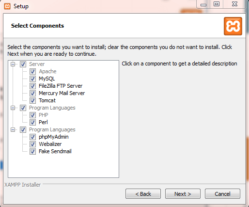 installing XAMPP to install wordpress on windows