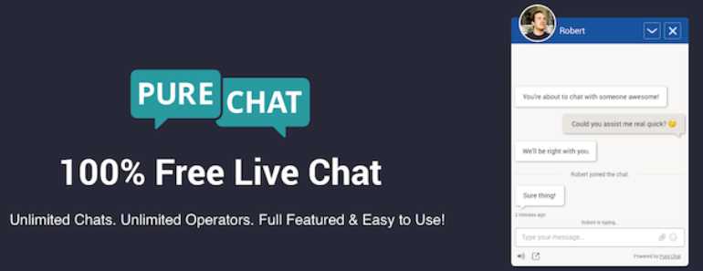 Pure Chat for Free Live Chat