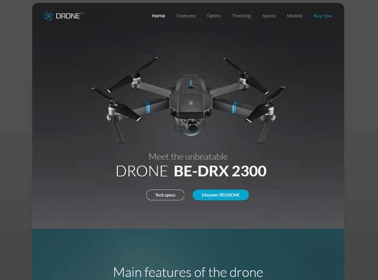 betheme for drone companyes