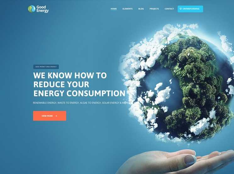 Good Energy wordpress theme
