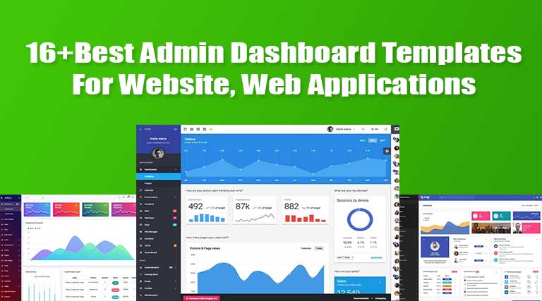 Best Admin Dashboard Templates for Website, Web Applications