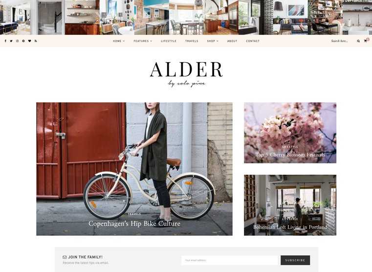 Alder wordpress thee
