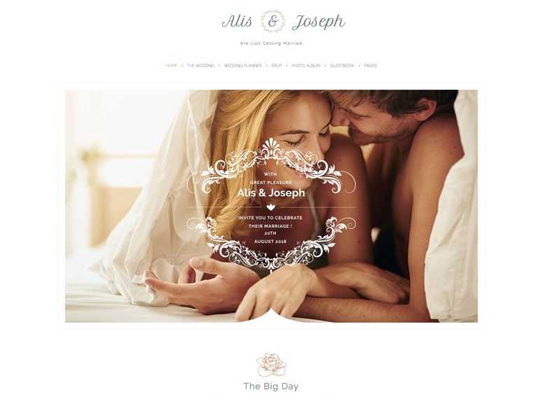 Alis - WordPress Themes for Weddings