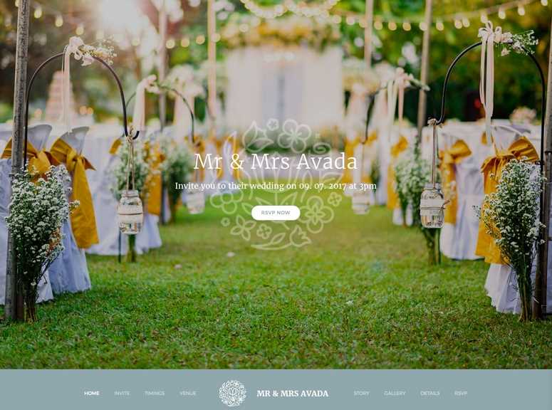 Avada wedding - WordPress Themes for Weddings