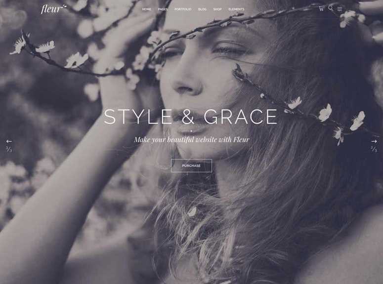 Fleur wordpress theme