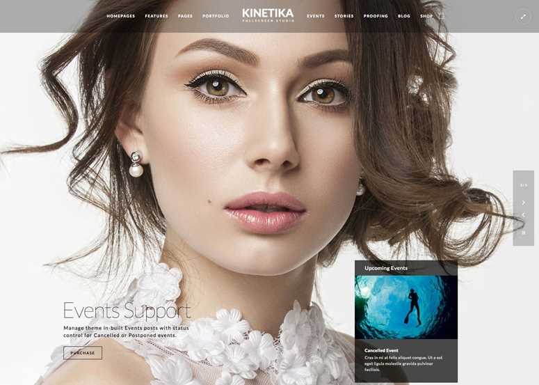Kinetika wordpress theme