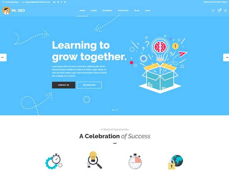 Mr.SEO - Best WordPress Themes For SEO, Digital Marketing, and Social Media Agencies.