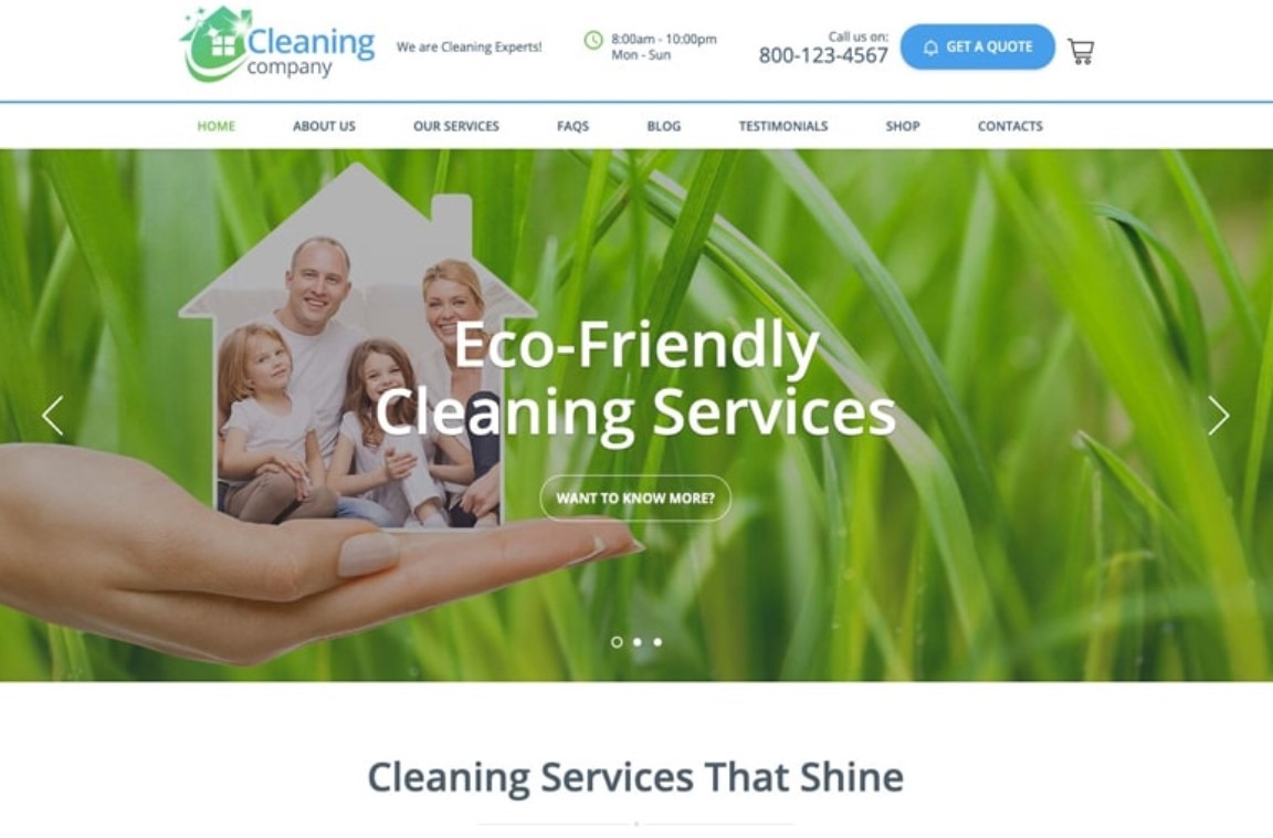 Best WordPress Themes for Cleaning Companies