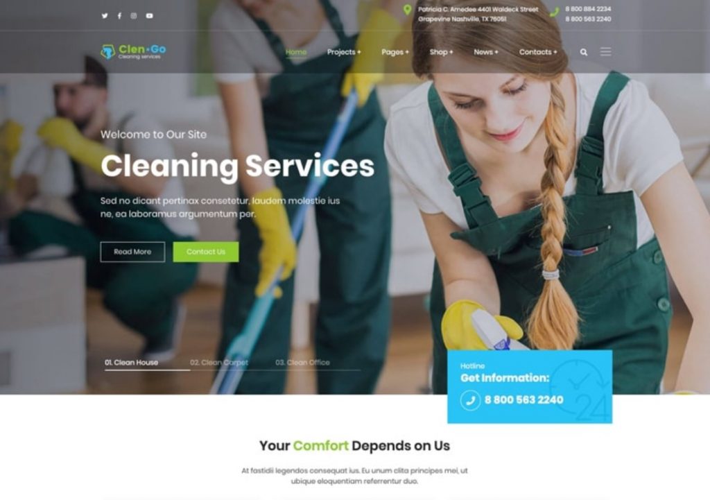 14+ Best WordPress Themes For Cleaning Companies 2020